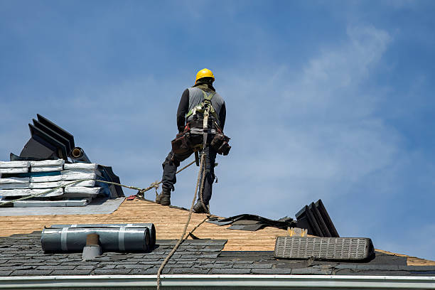 Professional Flat Roof Repair technician working in Brent, AL